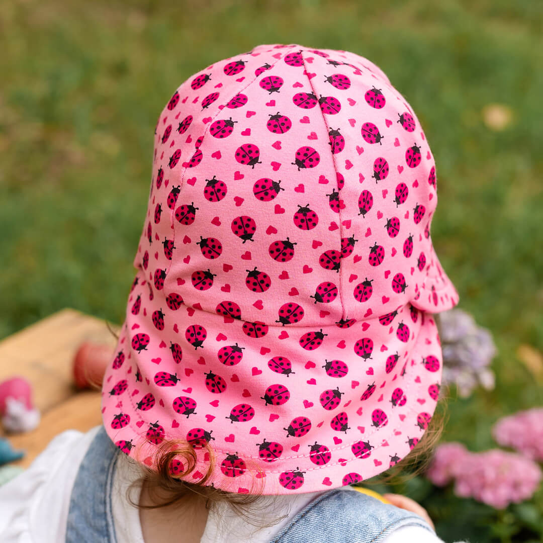 Bedhead  - Legionnaire Flap Sun Hat - Ladybug