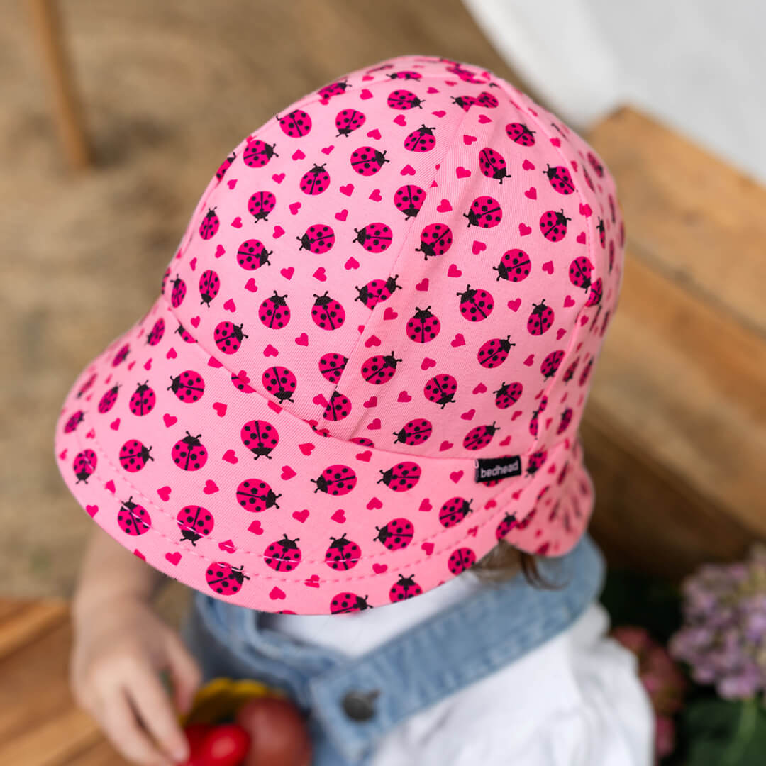 Bedhead  - Legionnaire Flap Sun Hat - Ladybug