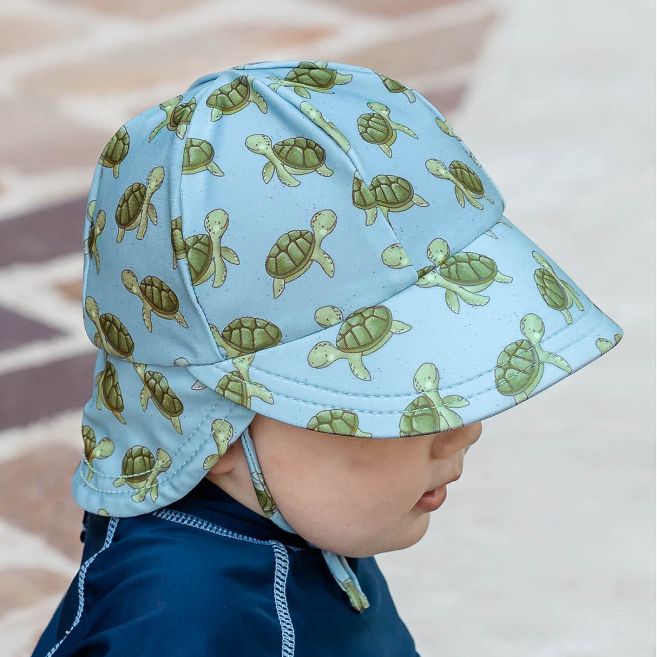 Bedhead  - Swim Legionnaire Flap Beach Hat - Sheldon