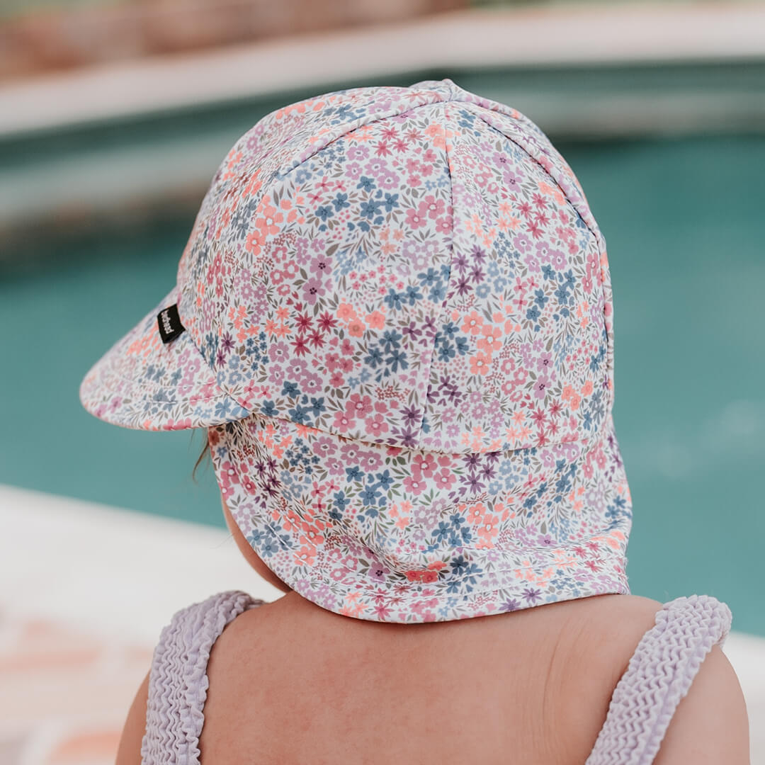 Bedhead Hat - Legionnaire Flap Sun Hat - Blossom