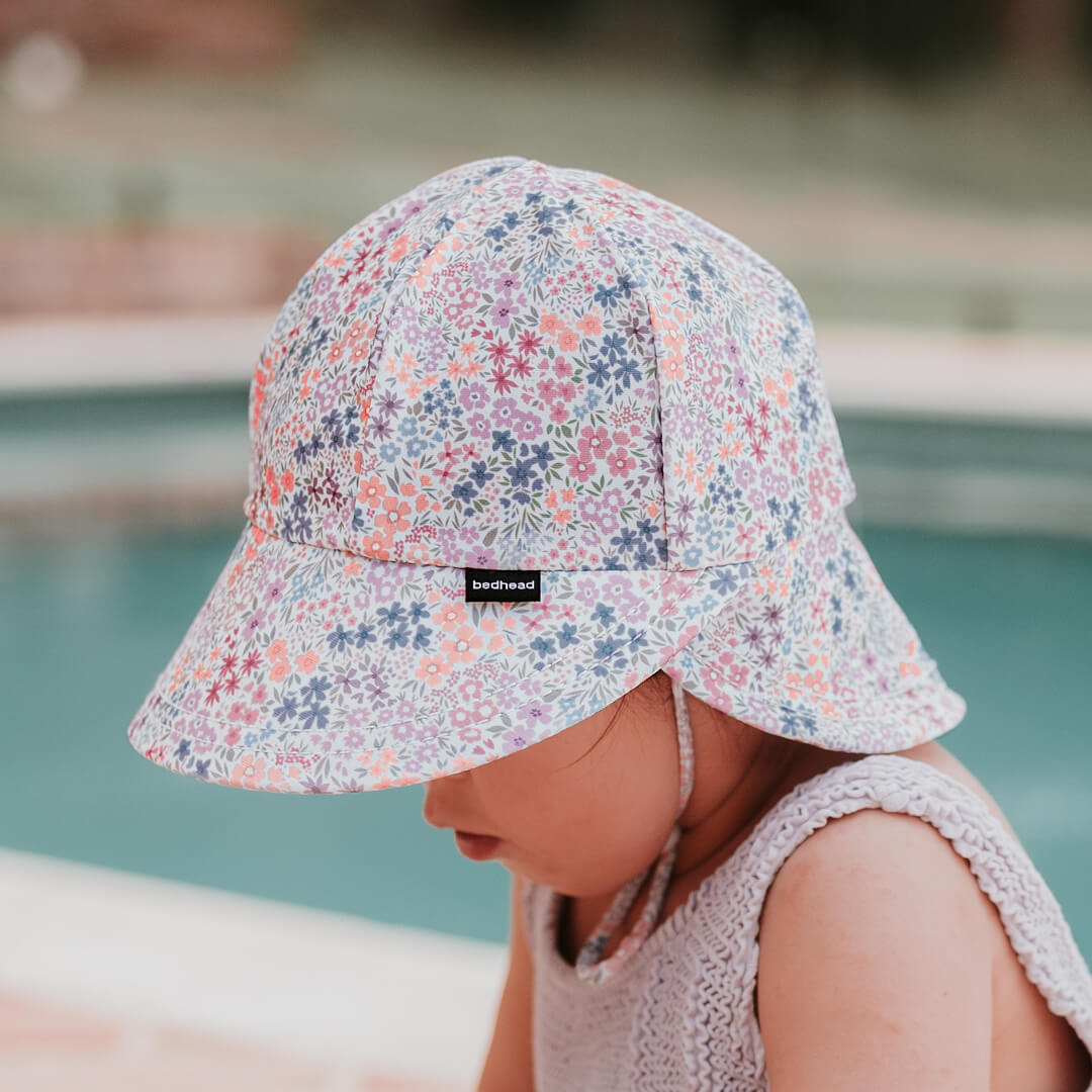 Bedhead Hat - Legionnaire Flap Sun Hat - Blossom