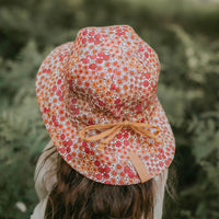 Thumbnail for Bedhead Hat - Wanderer Reversible Sunhat - Melody/Maize