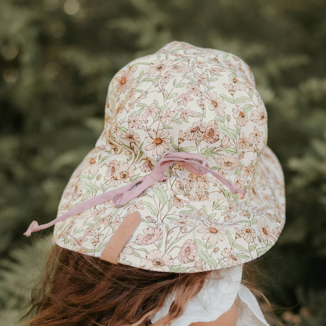 Bedhead Hat - Wanderer Reversible Sunhat - Poppy/Rosa