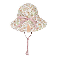 Thumbnail for Bedhead Hat - Wanderer Reversible Sunhat - Poppy/Rosa