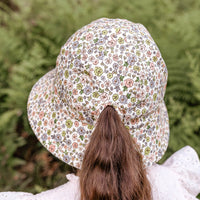 Thumbnail for Bedhead  - Ponytail Bucket Sun Hat - Floret
