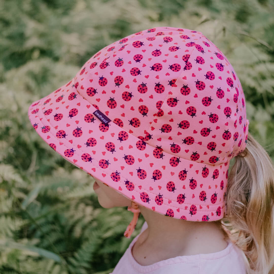 Bedhead  - Ponytail Bucket Sun Hat - Ladybug