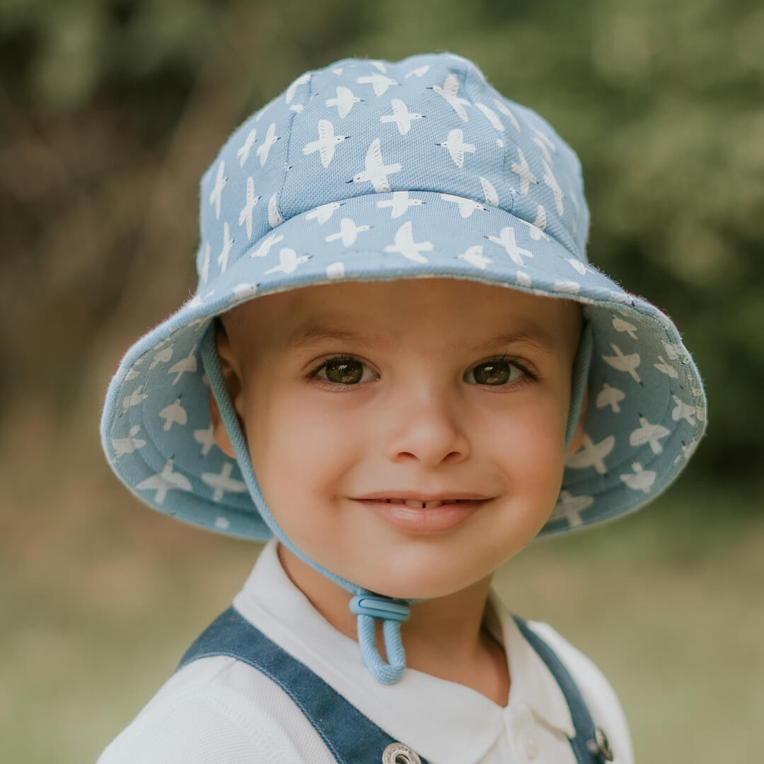 Bedhead Hat - Toddler Bucket Sun Hat - Birdie