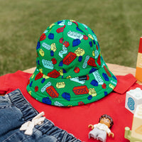 Thumbnail for Bedhead  - Toddler Bucket Sun Hat - Blocks