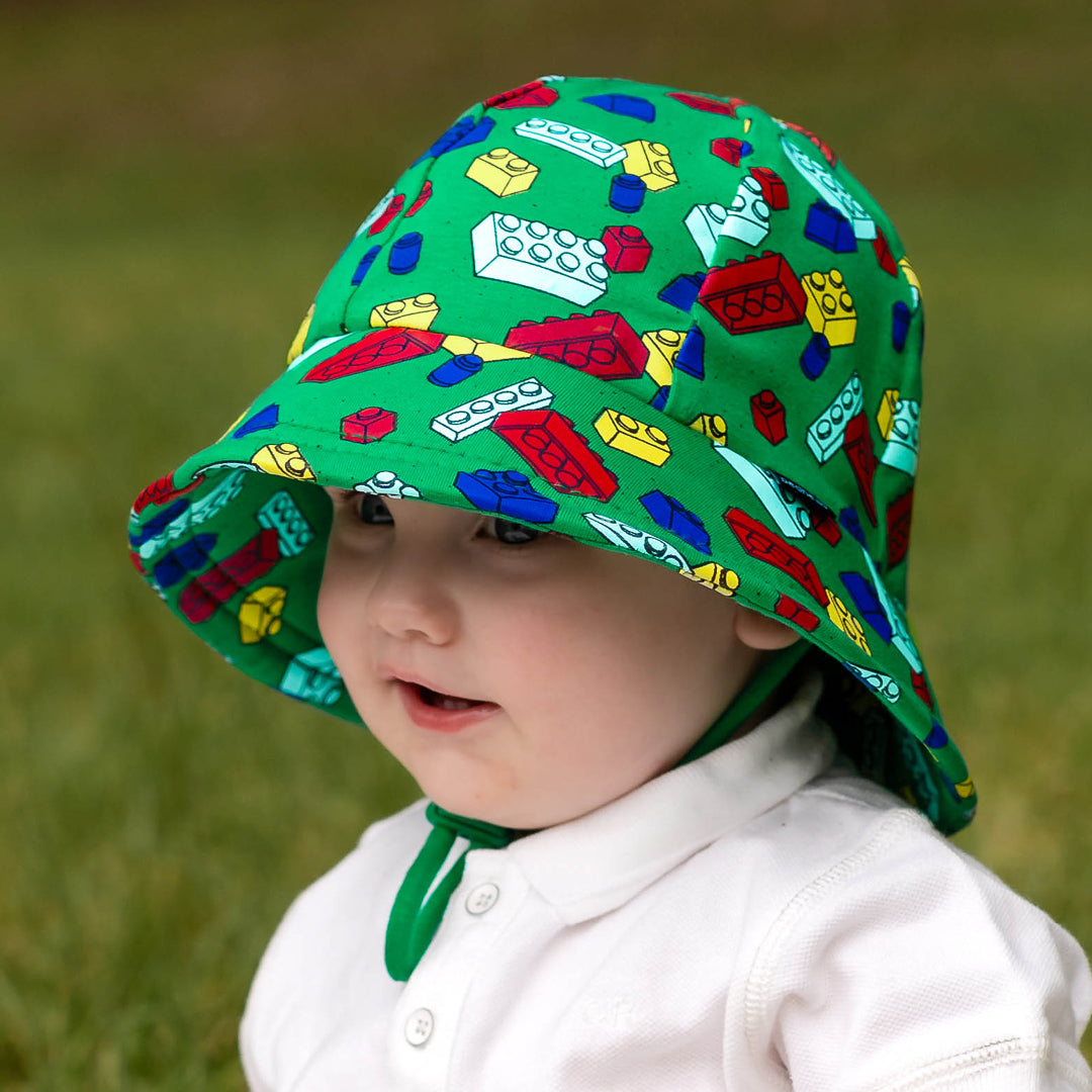 Bedhead  - Toddler Bucket Sun Hat - Blocks