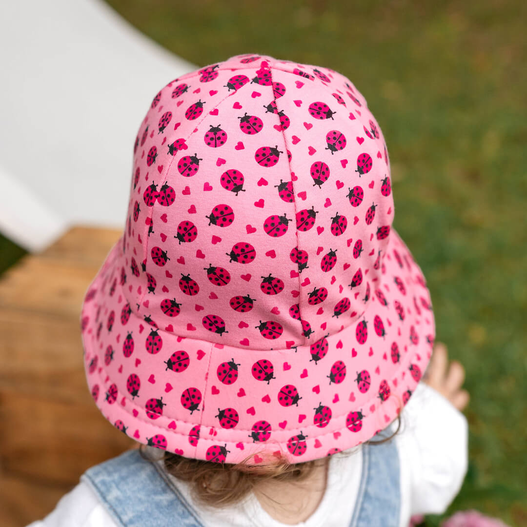 Bedhead  - Toddler Bucket Sun Hat - Ladybug