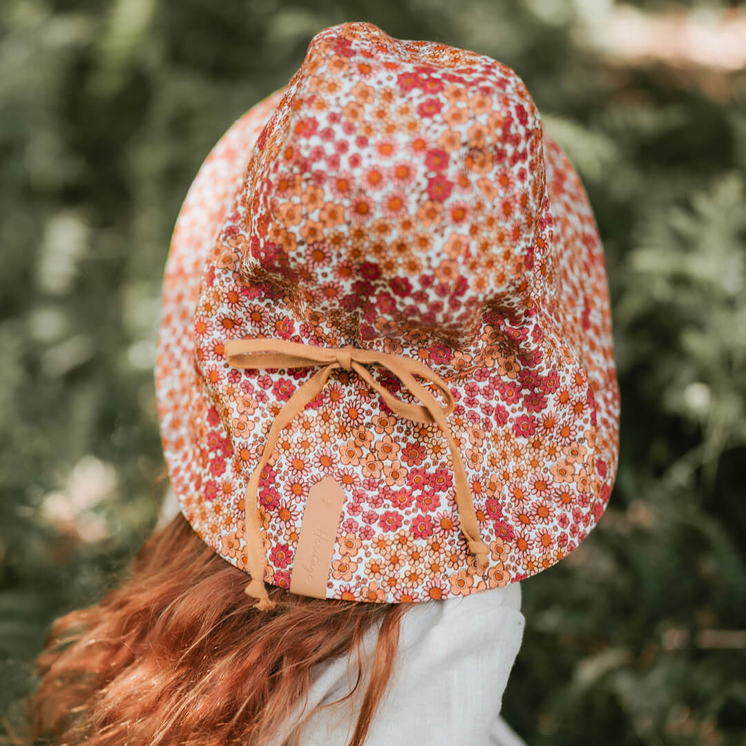 Bedhead Hat - Sightseer Wide Brim Reversible Sunhat - Melody/Maize