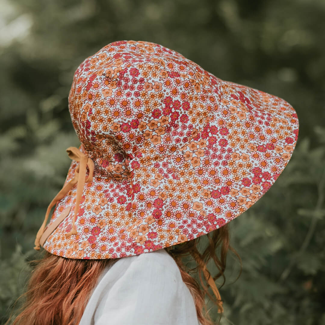 Bedhead Hat - Sightseer Wide Brim Reversible Sunhat - Melody/Maize